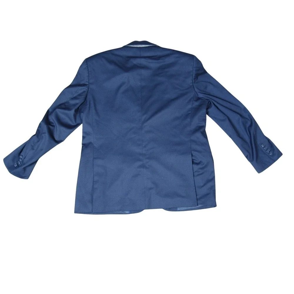 Banana Republic Men's Navy Blue Blazer Jacket Size 40R‎ Wool Blend